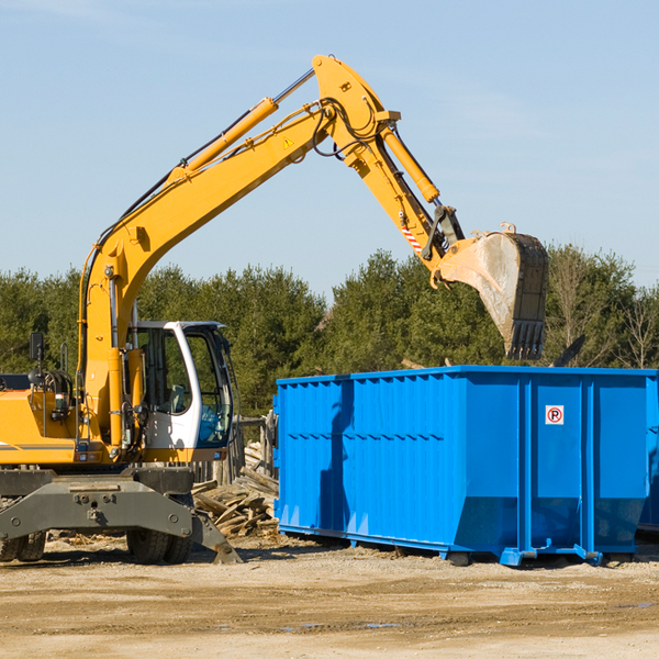 how many times can i have a residential dumpster rental emptied in Winona Lake Indiana